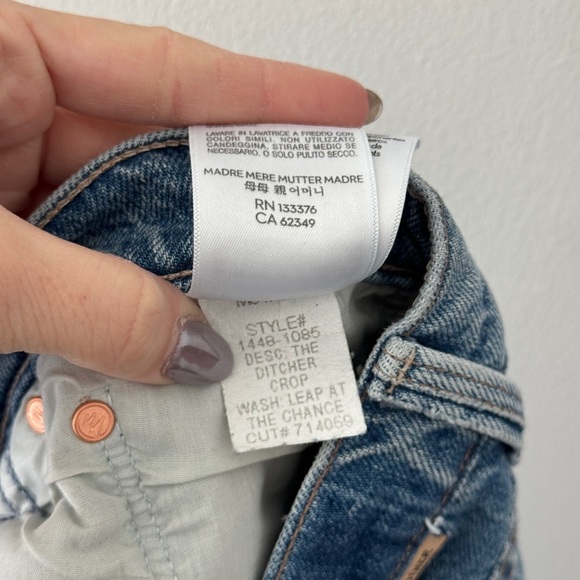 MOTHER The Ditcher Crop Jeans in Leap At The Chance 32 - Picture 10 of 10